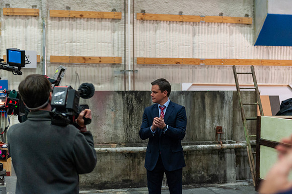ON SET: Adjustment Bureau