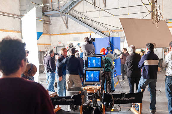 ON SET: Adjustment Bureau