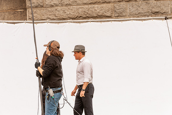 ON SET: Adjustment Bureau