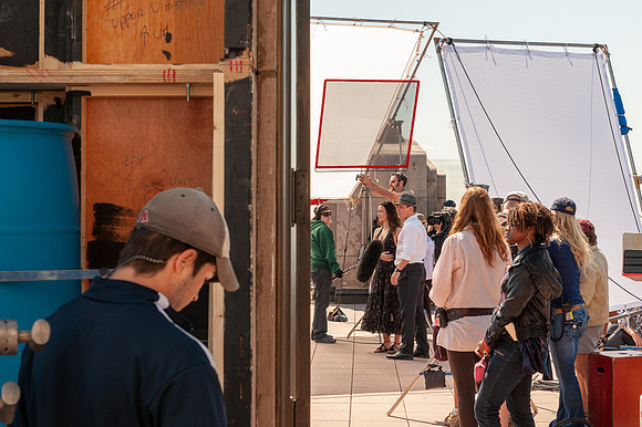 ON SET: Adjustment Bureau